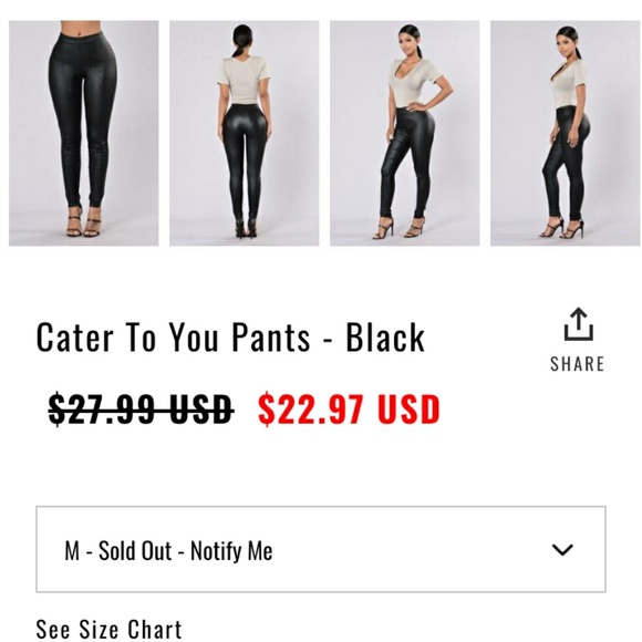 Fashion Nova Cater To You Pants - Picture 3 of 4